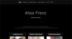 Desktop Screenshot of alisafranz.com